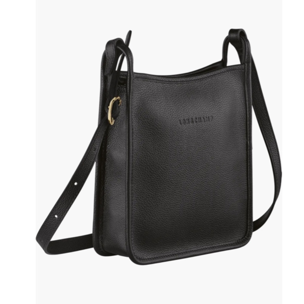 Longchamp Le Foulonné Leather Crossbody Bag with dust bag